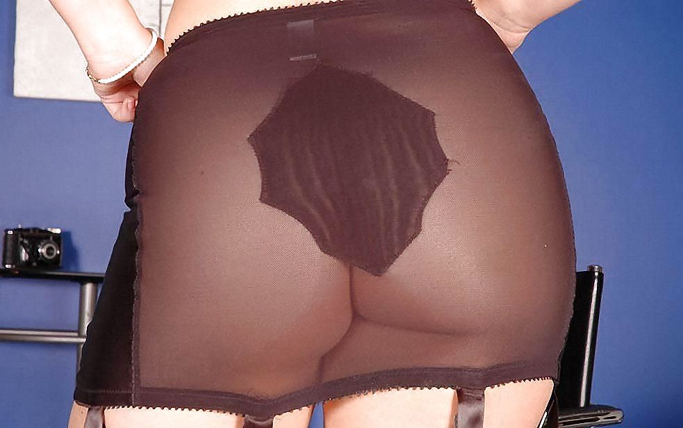 Rear-View Of open bottom Girdles 6 #19534410