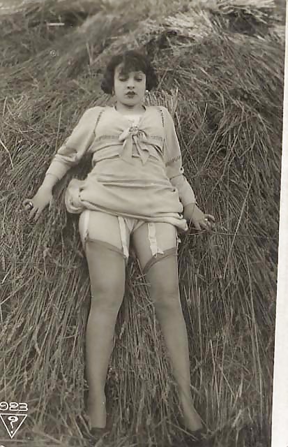 Vintage Stockings,panties and pussy #17805606