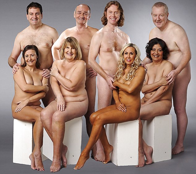 Couples Standing Naked Together  #1335773