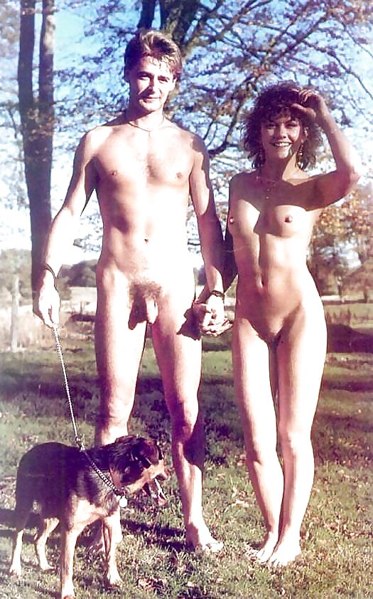 Couples Standing Naked Together  #1335807