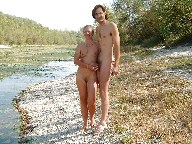 Couples Standing Naked Together  #1336229