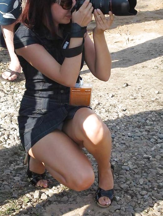Upskirt Caught On Camera With A Camera #8351634