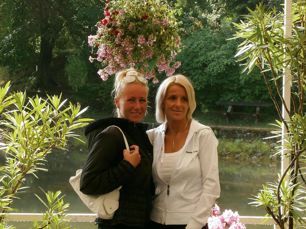 Two nice milf with big natural tits #16779546