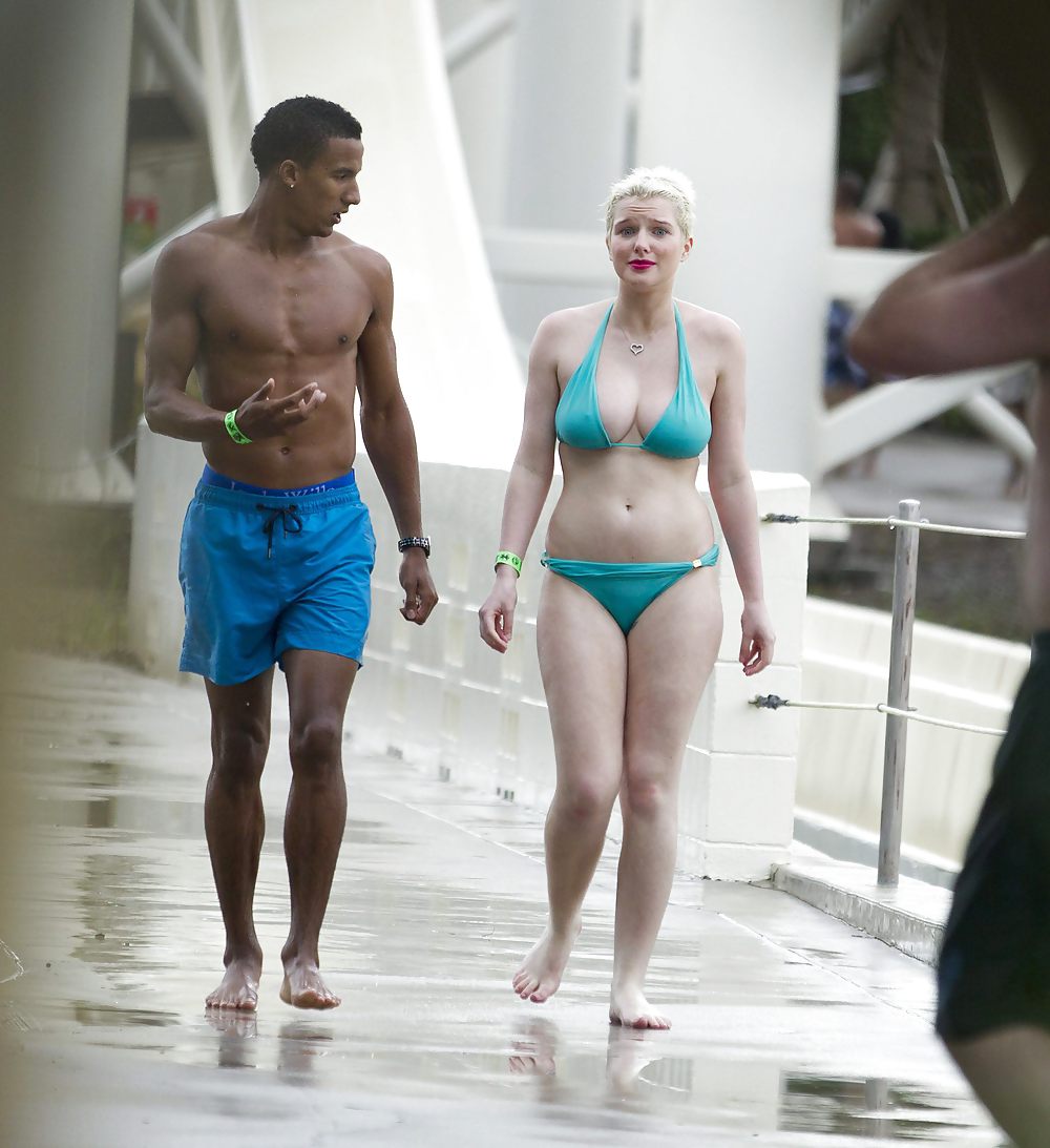 Helen Flanagan bikini HQ (ass shot and hint of nip slip) #4951461