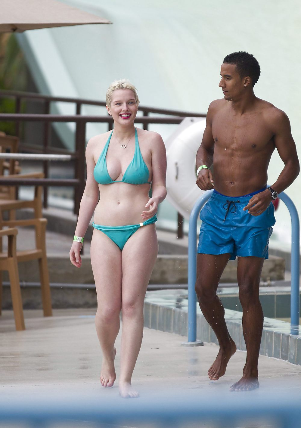 Helen Flanagan bikini HQ (ass shot and hint of nip slip) #4951508
