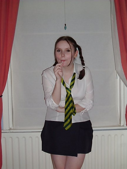 My girl stripping her uniform off #16474813