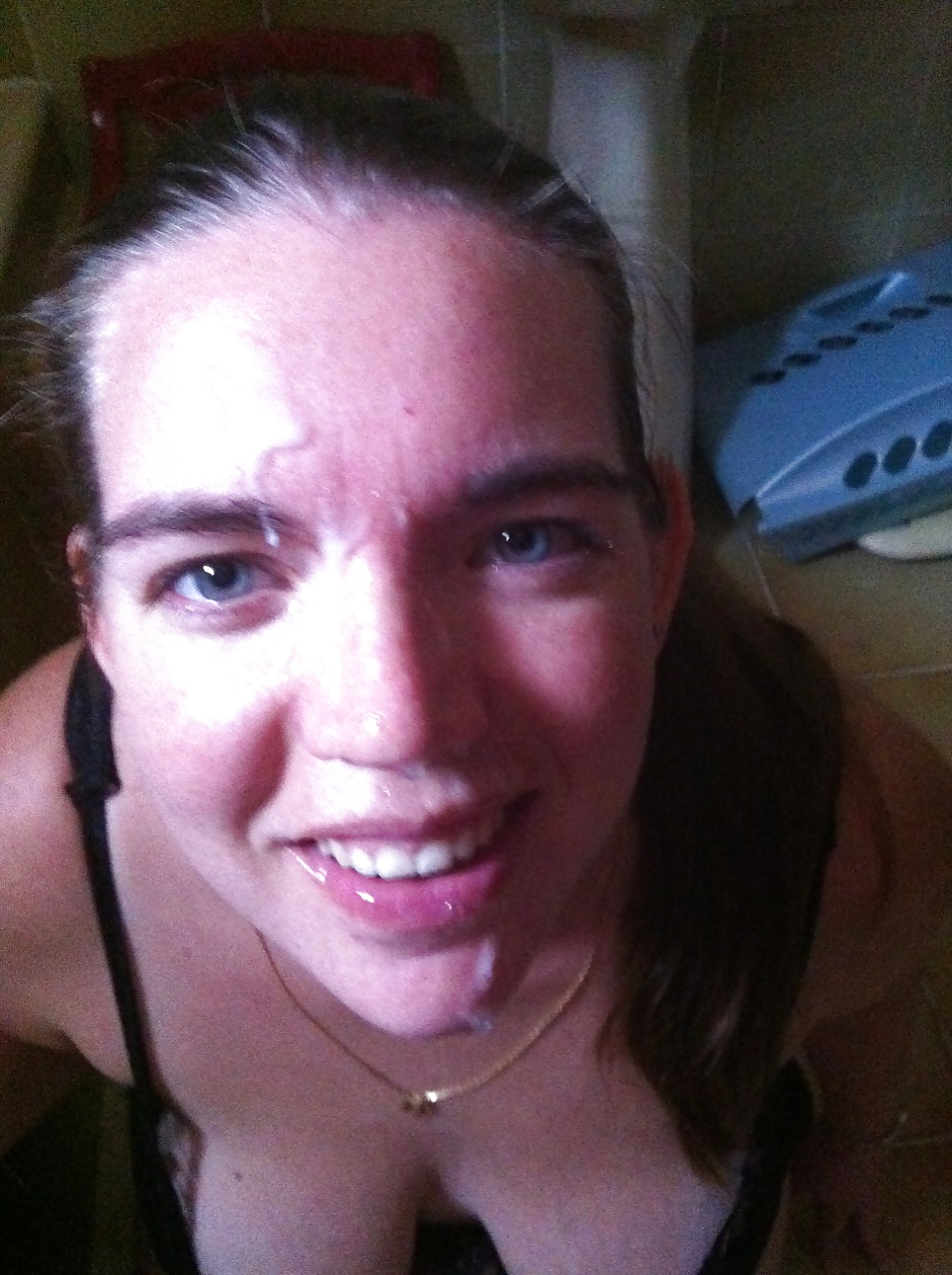Cumshot Expression Smile with teeth #28418283