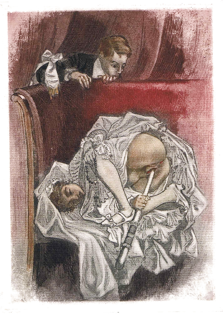 Vintage Erotic Drawings 4 #32935775
