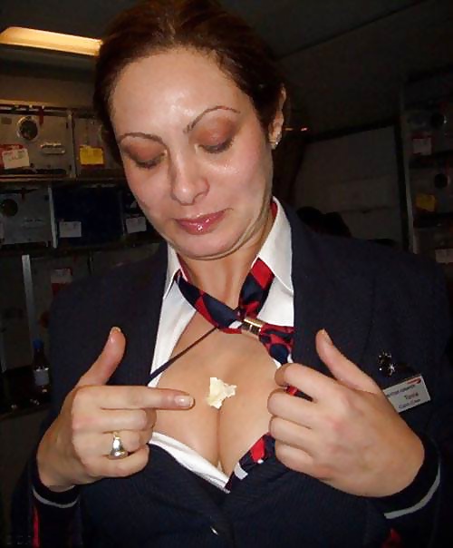 Stewardess and Airhostess in Nylons #32758741