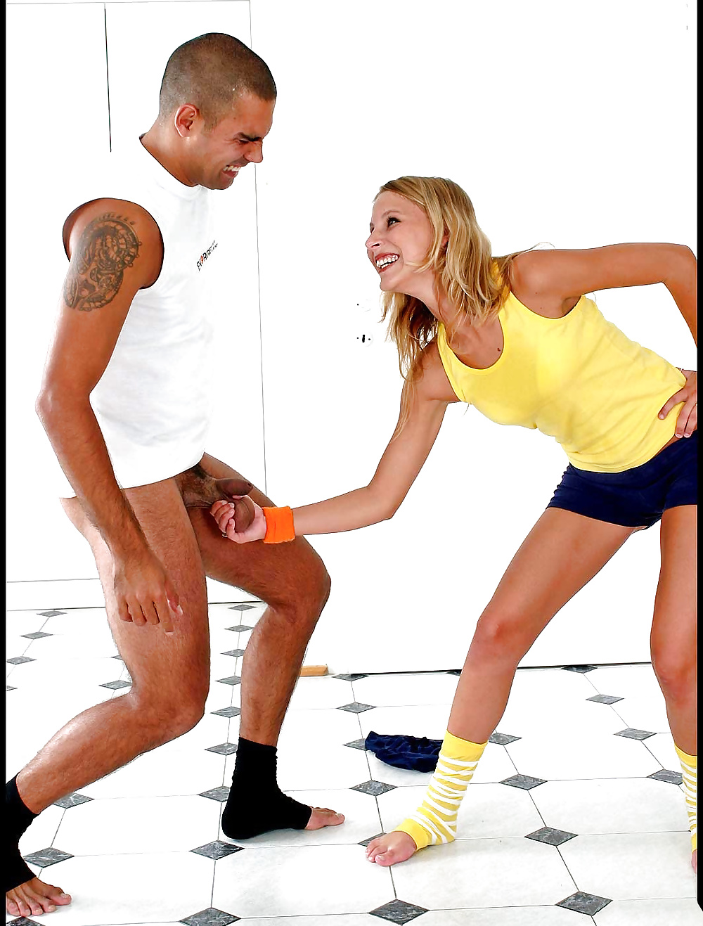 Femdoms playing with man's balls #30120831