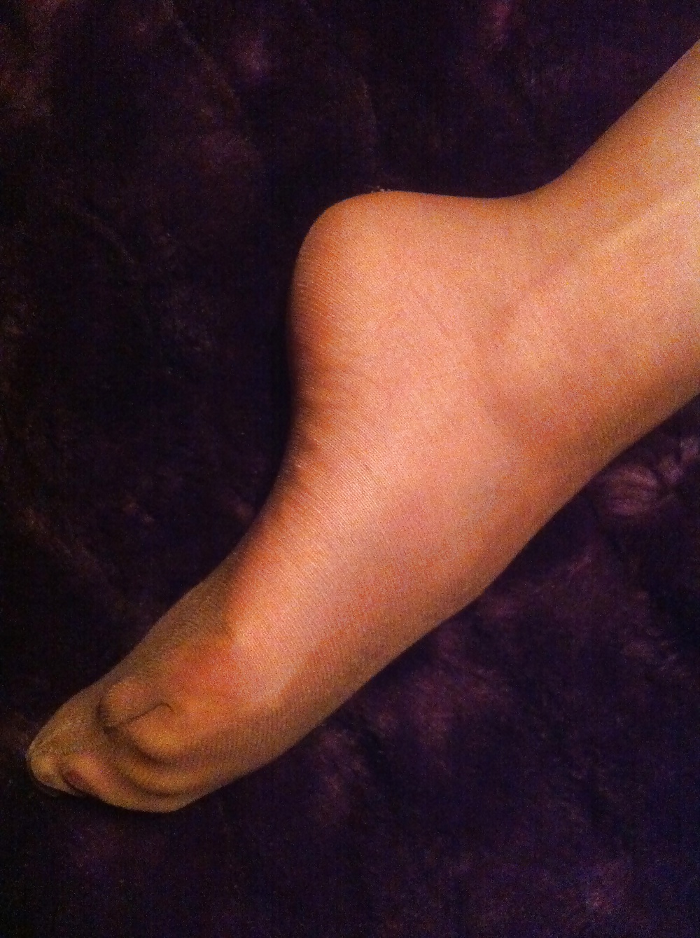 Red toes and nylons #35474662