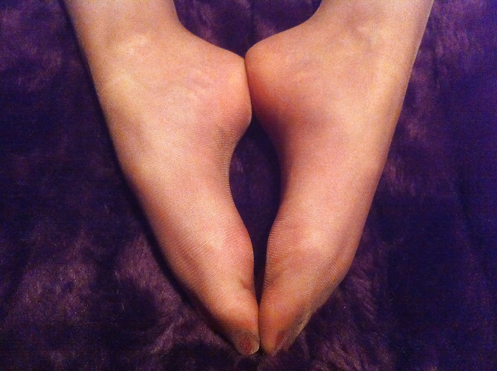 Red toes and nylons #35474741