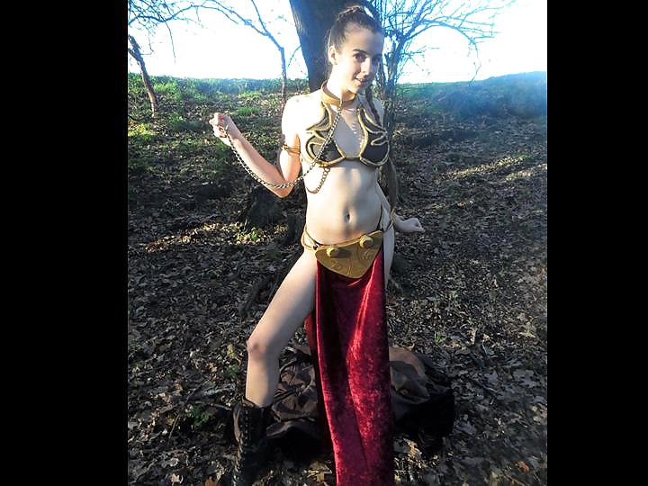Star Wars Slave Leia Dressed and Undressed Gallery 2 #23046644