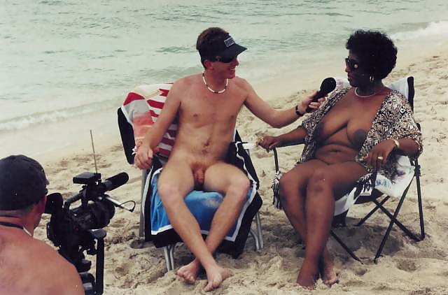 Black Girls at the Beach: Nudists and Exhibitionists #27814476