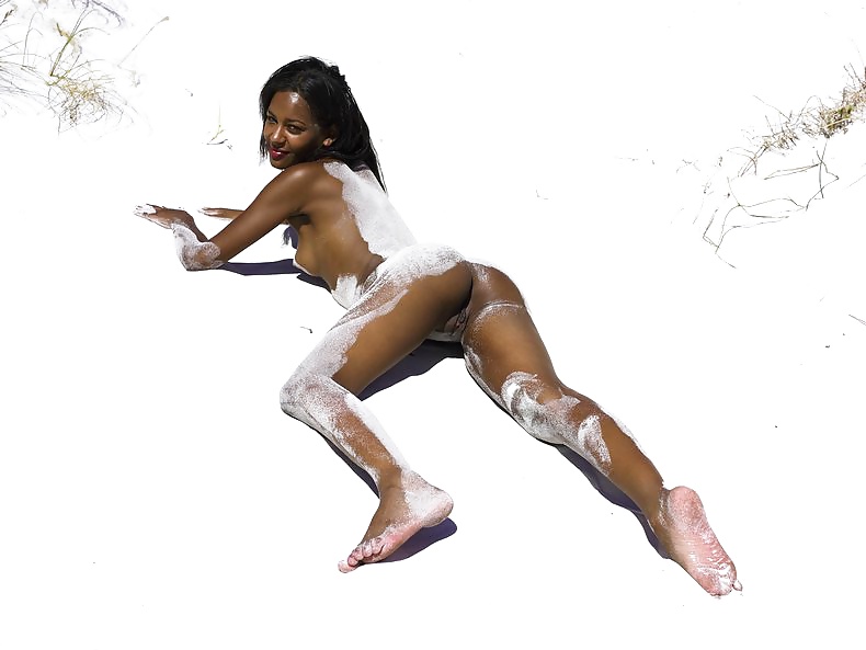 Black Girls at the Beach: Nudists and Exhibitionists #27815175
