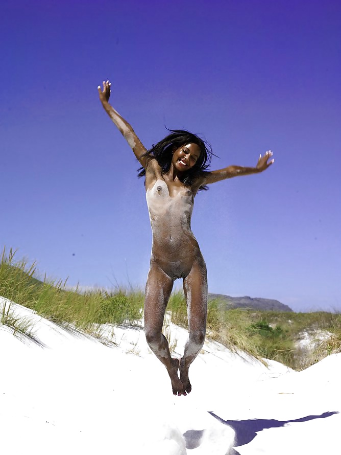 Black Girls at the Beach: Nudists and Exhibitionists #27815187