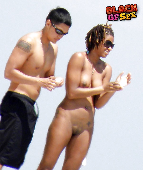 Black Girls at the Beach: Nudists and Exhibitionists #27817631