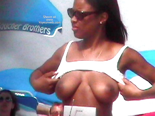 Black Girls at the Beach: Nudists and Exhibitionists #27818043
