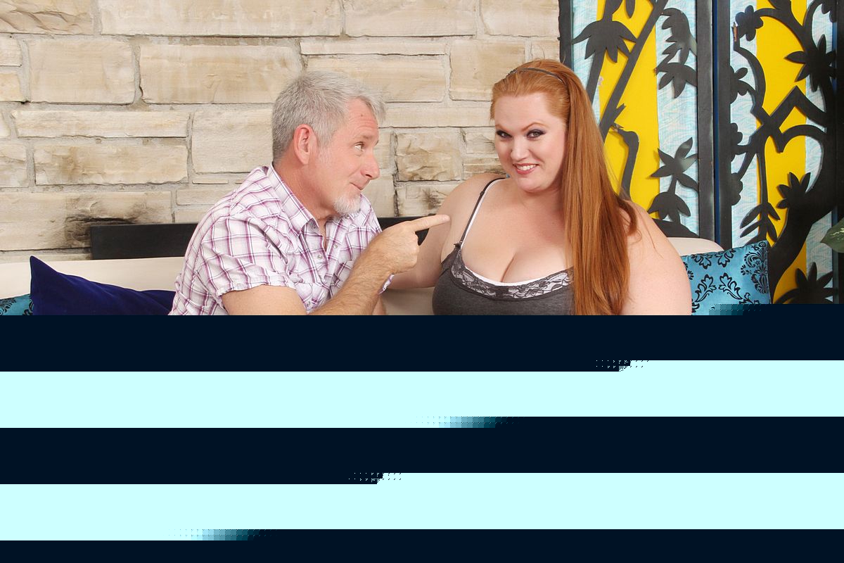 Redheaded SSBBW Julie Ann More having floppy tits and huge ass revealed #52122698