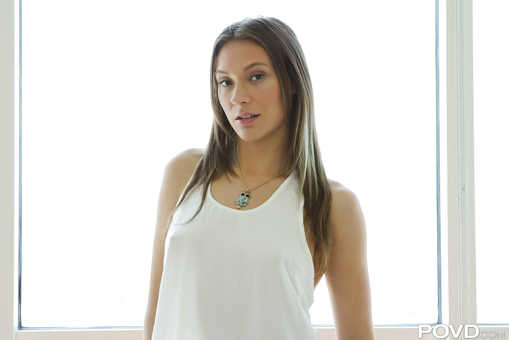 Close up masturbating session features sexy babe Callie Calypso #53116865