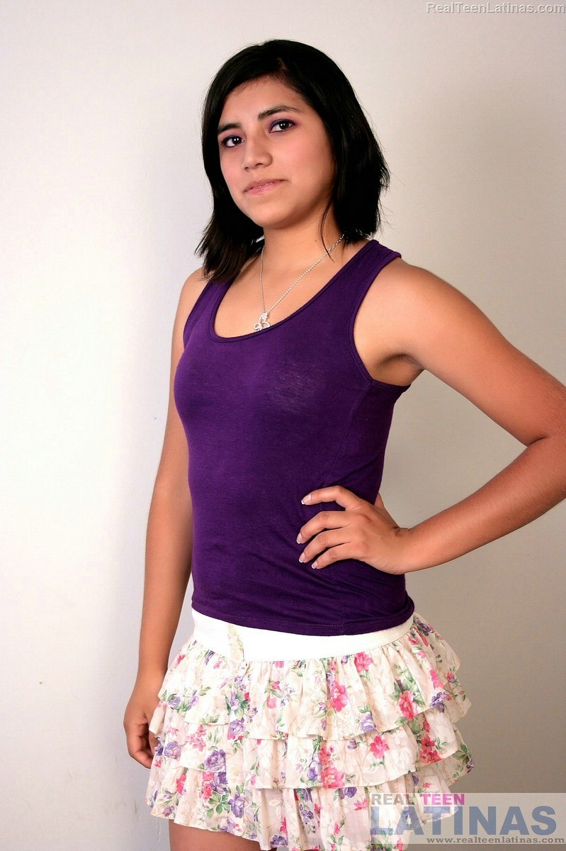 Real Latina teen amateur strips and spreads her pussy #67385181