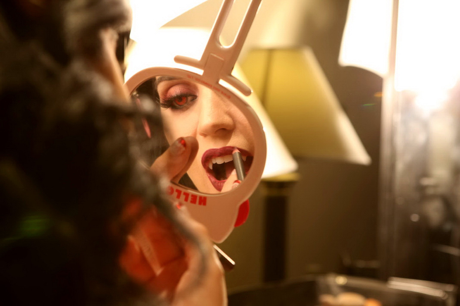 Katy Perry busty dressed as cocksucking vampire for her birthday bash at The Mag #75250041