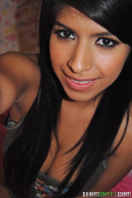 Hot and sexy amateur Latina babe dildos her sweet and juicy pussy #67685097
