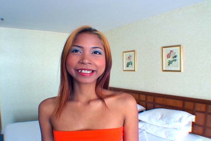 Tiny Thai spinner get cum all over her tiny cunt #69778947