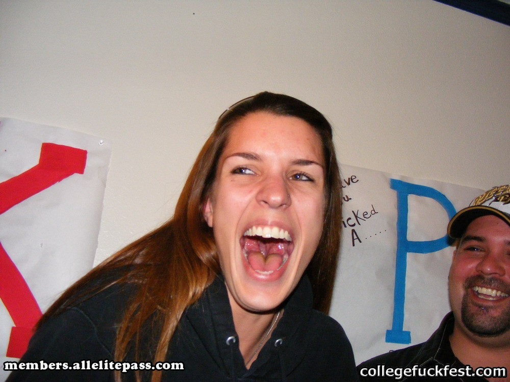 Two horny college chicks munch on each others twat at a party #75702410