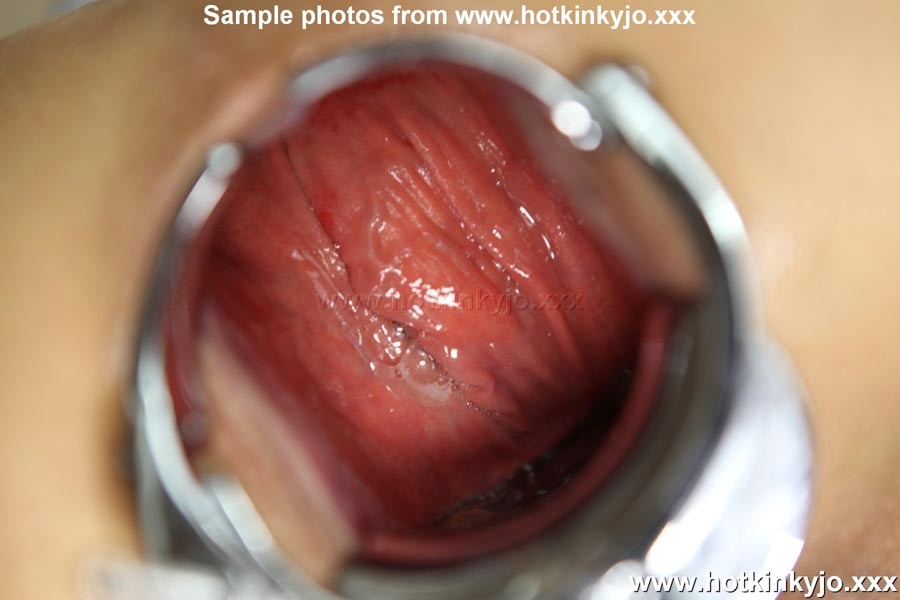 HotKinkyJo plays with a speculum and a massive rubber dong #68281353