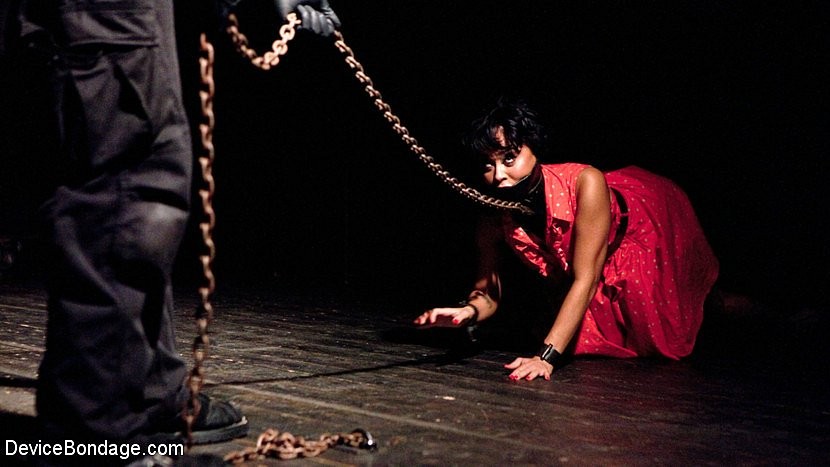 Mia Austin is helpless chained in a dark dungeon and made to orgasm #69797785