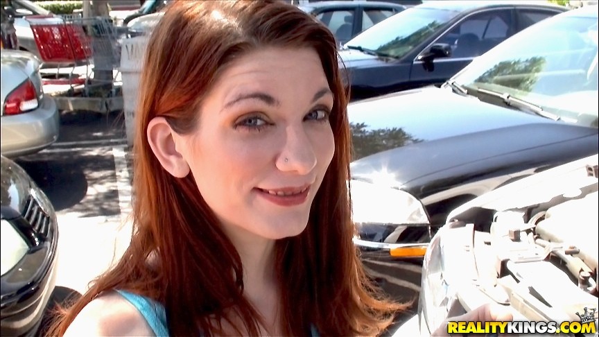 Check out hot ass perky titty amateur babe gets picked up at the car lot for a w #67748507