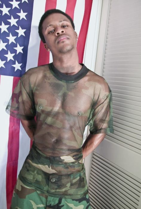 A black huge cock recruit enjoys stripping and showing off #76938776