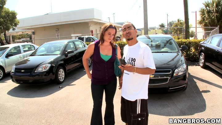 so we catch a couple in a car dealership that needed some help and i throw them  #67542982