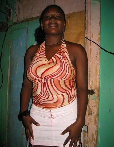 Ebony girlfriends show off their tits and asses #67254015