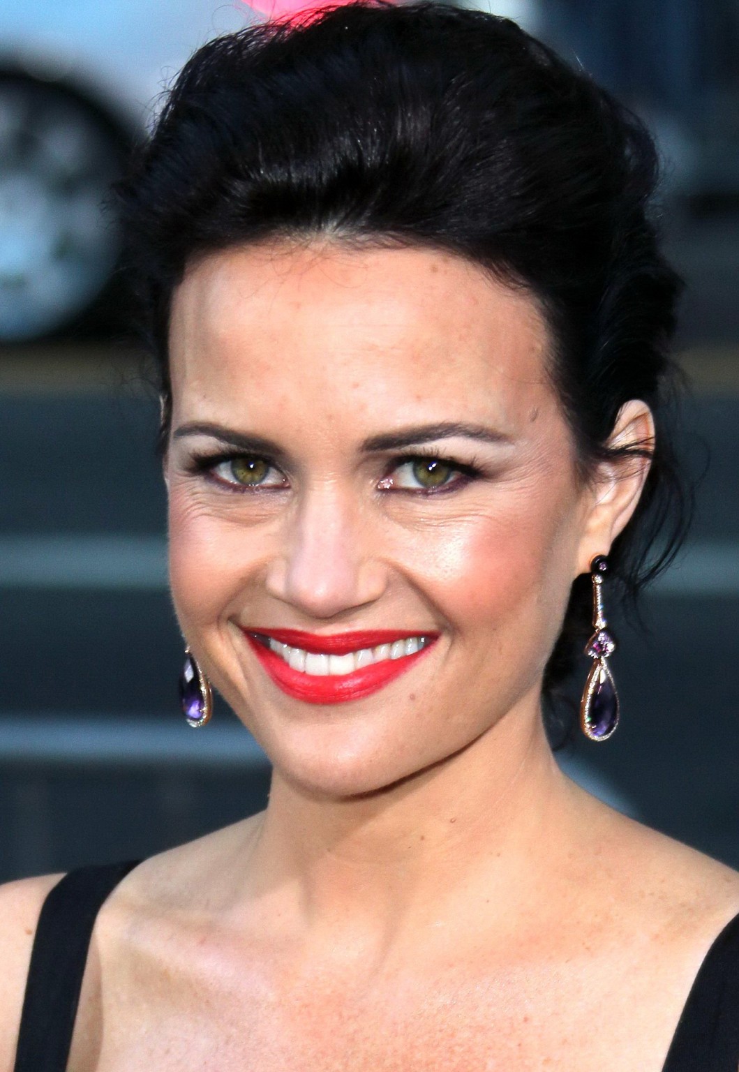 Carla Gugino showing huge cleavage at the Hercules premiere in Hollywood #75189667
