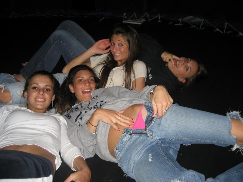 Random collection of hot chicks showing their wild side at parties #76398203