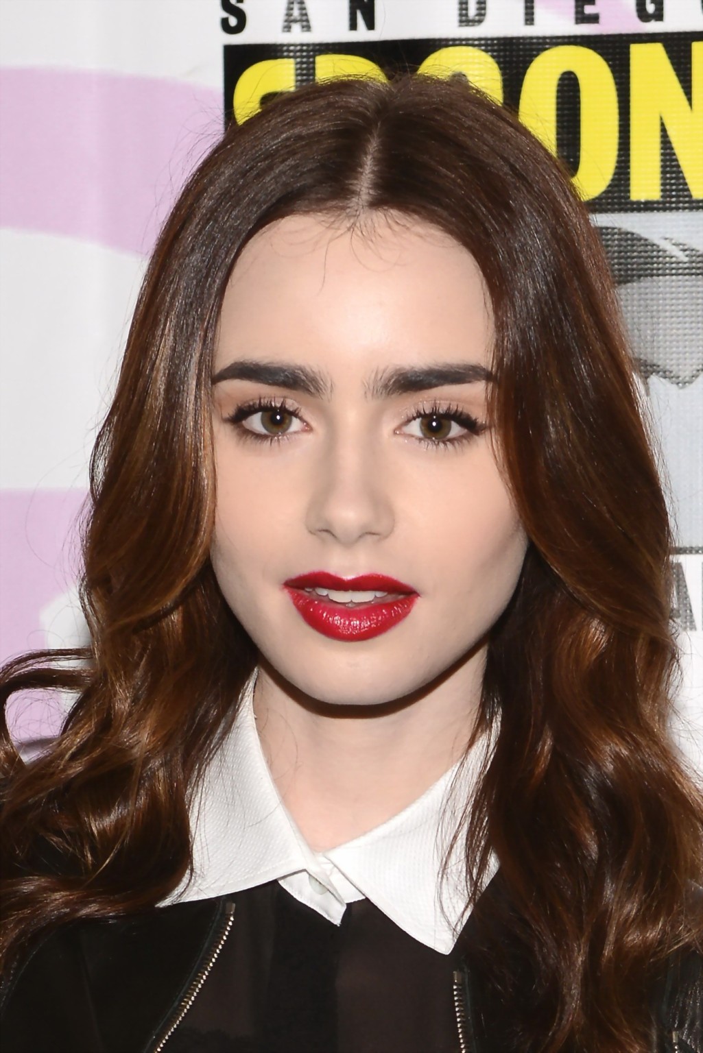 Lily Collins leggy and see-thru to bra at 2013 WonderCon in Anaheim and at Chane #75236686
