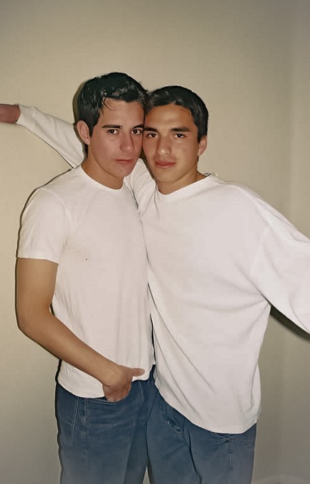 Two latin twinks enjoy mutual sucking and rimming on the stairs #76940906