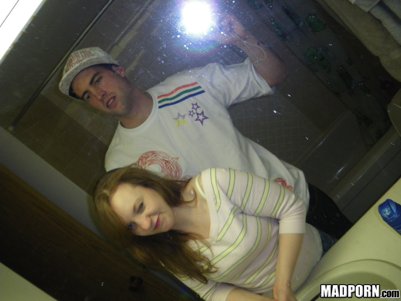 Hot 18 y.o. redhead fucks and suck her BF and get facialized wickedly #79352413