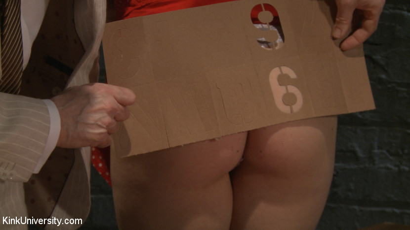 Learn how to mark your submissive's skin with marks (not markers), in a delibera #67103418