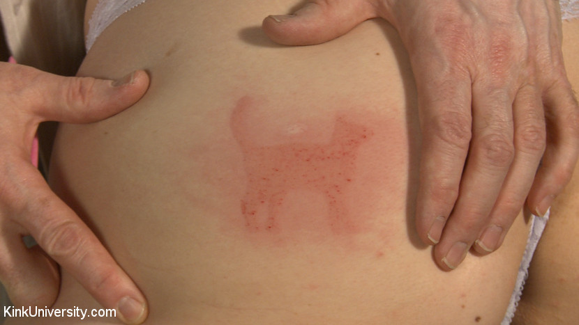 Learn how to mark your submissive's skin with marks (not markers), in a delibera #67103493
