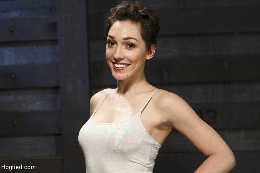 Lily LaBeau in tight rope bound with screaming toys orgasms #70782089