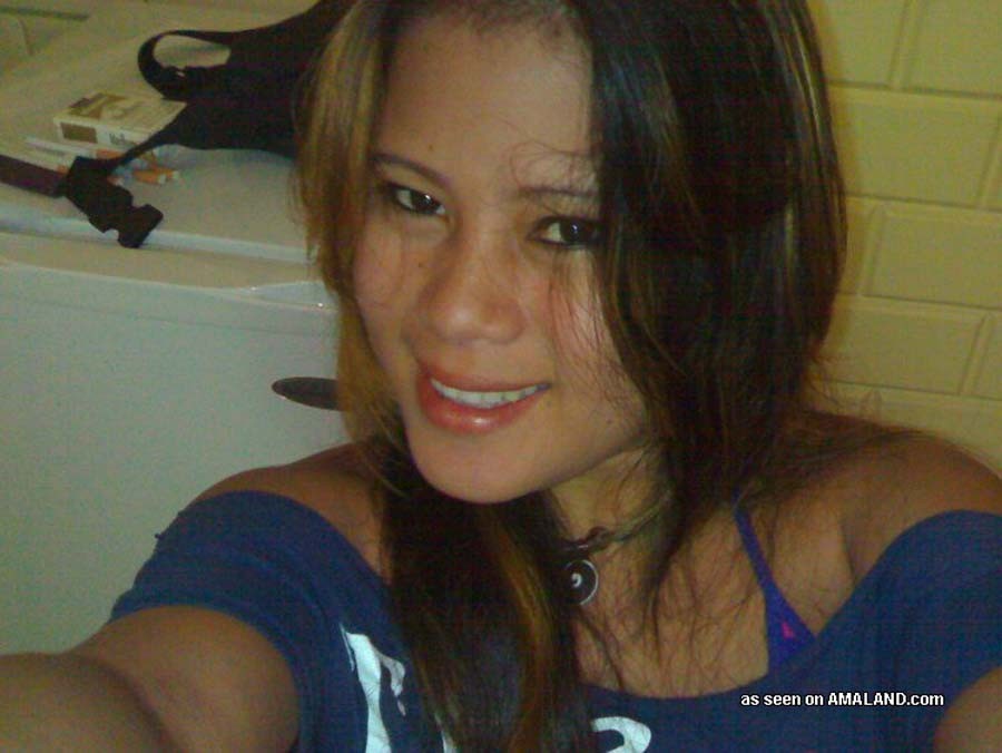 Photo compilation of a Filipina hottie posing with her BF #69874497