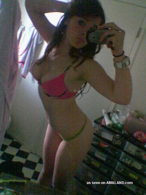 Sleazy sexy amateur Latina teen #77956530