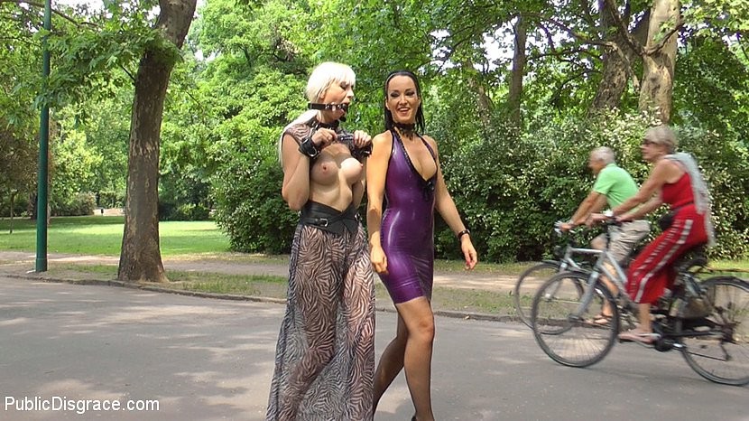 Alexa Wild is public humiliated and fucked with an audience guid #71906658