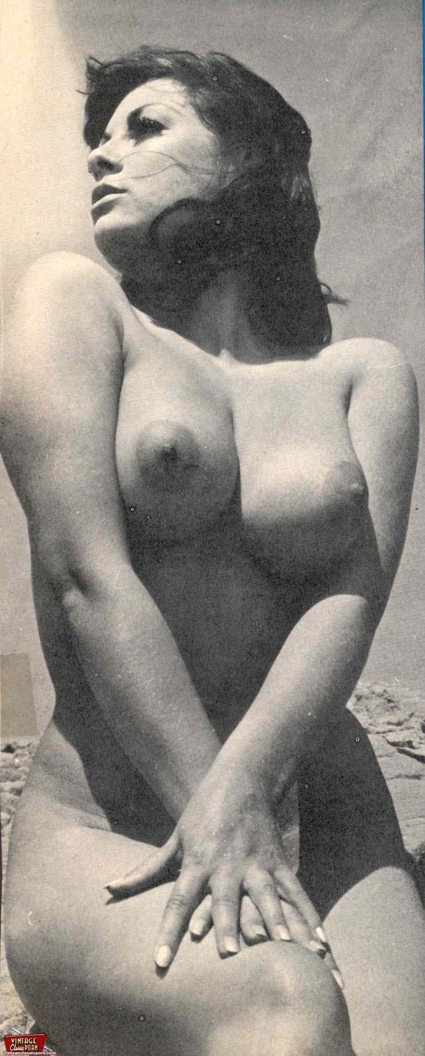 Voluptuous vintage sixties model June Palmer posing nude #78484131