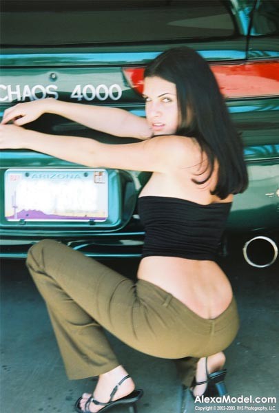 Alexa Model poses and plays #74802574
