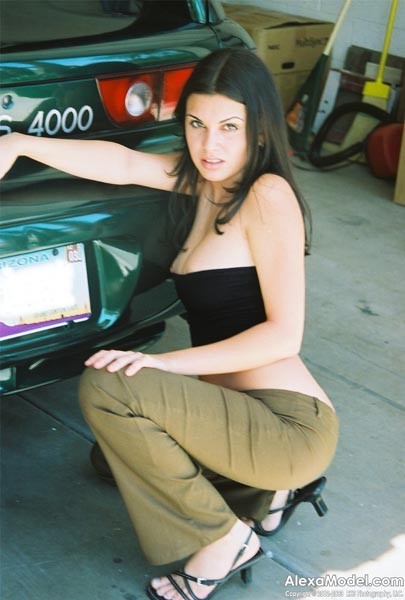 Alexa Model poses and plays #74802579