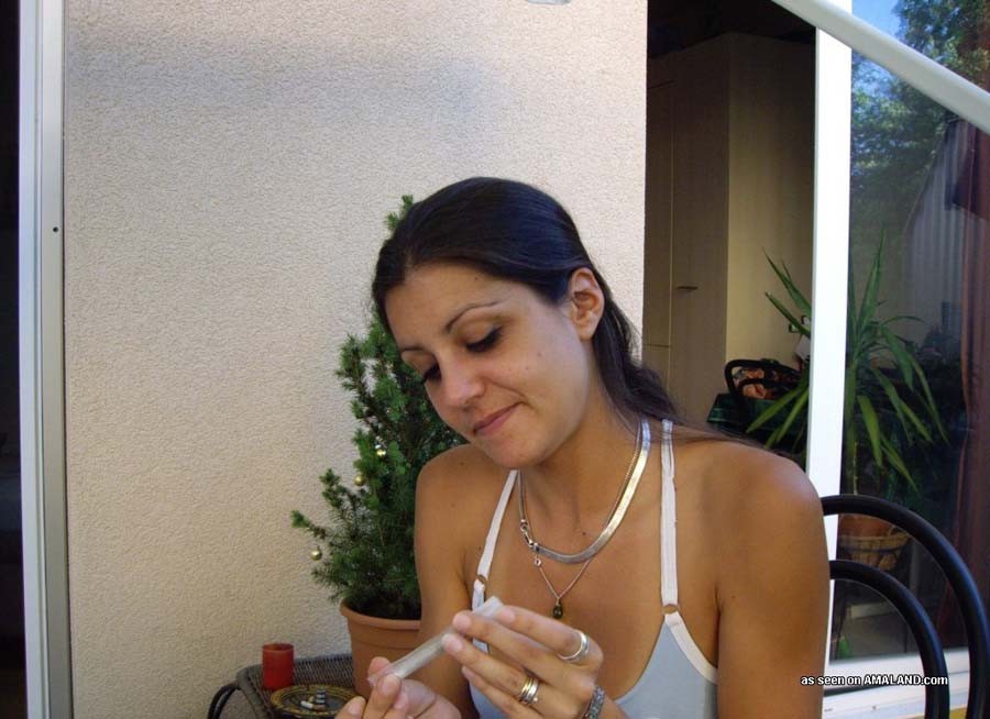 Brunette GF sucking and fucking #77960723